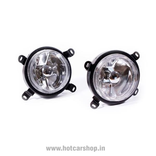Hyundai Santro Xing Fog Light Assembly - Set of 2 (with Wiring Kit & Switch)