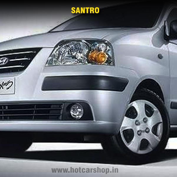Hyundai Santro Xing Fog Light Assembly - Set of 2 (with Wiring Kit & Switch)