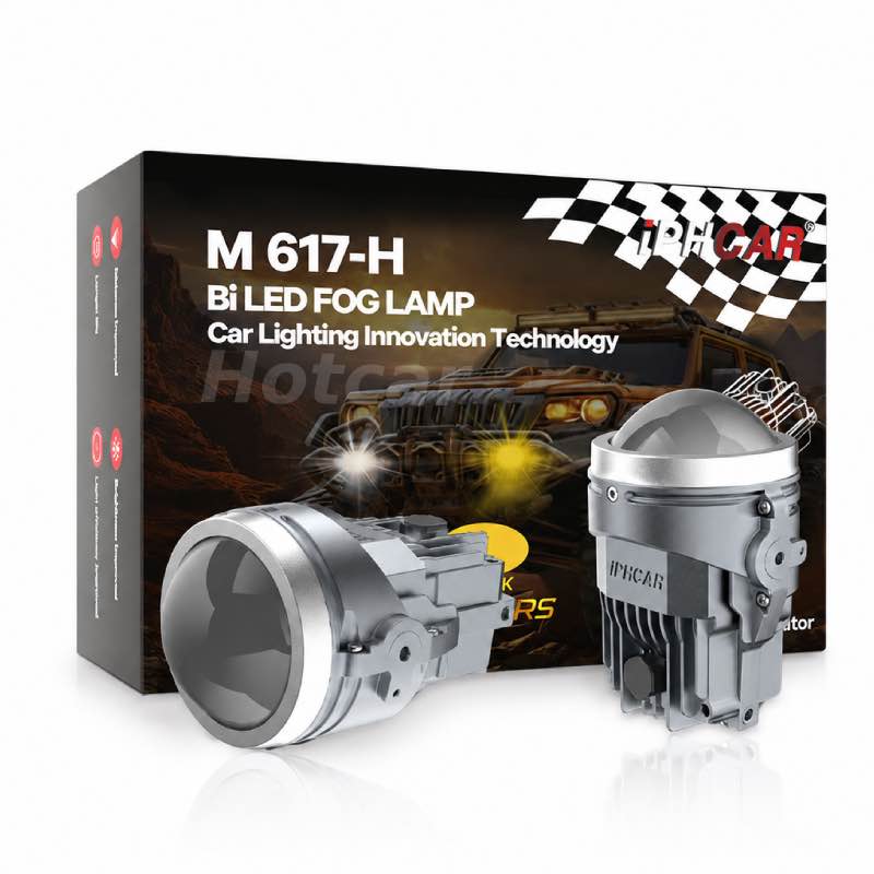 Original iPHCAR M617-H Projector Fog Lights (Tri Colours)
