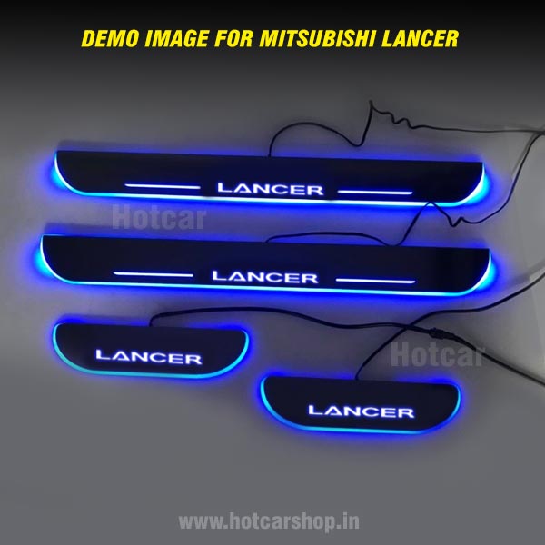 10 Sets of Acrylic LED Sill Plates For Any Car