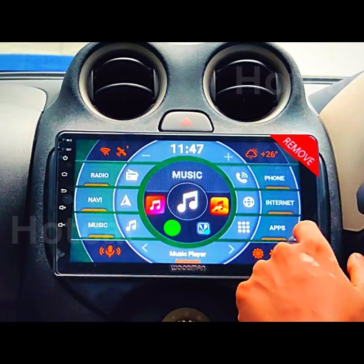 Hotcar - Toyota Innova Hycross 9 Inch Android Stereo (2GB/32GB) - With LED Rear View Camera - 1 Year Warranty