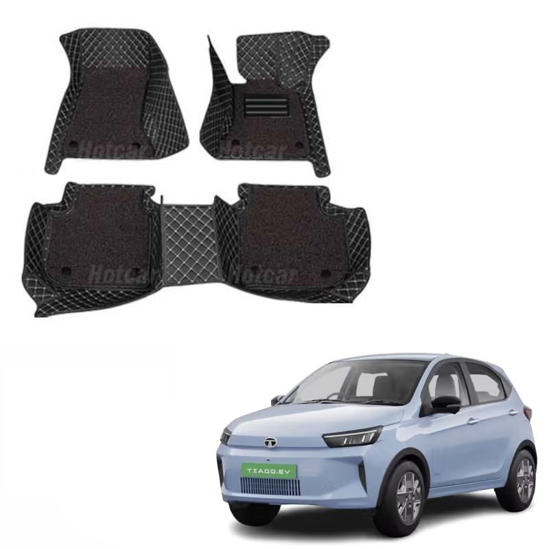Tata Tiago EV (2026 Onwards) Luxury Quality 7D Floor Mats