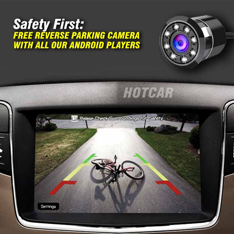 Hotcar - Maruti Ertiga (2014-2018) 9 Inch Android Stereo (2GB/32GB) - With LED Rear View Camera - 1 Year Warranty