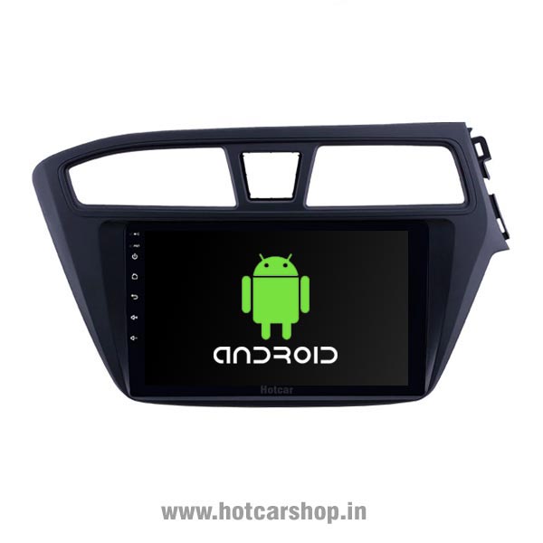 Hotcar - Hyundai i20 Elite (2014-2017) 9 Inch Android Stereo (2GB/32GB) - With LED Rear View Camera - 1 Year Warranty
