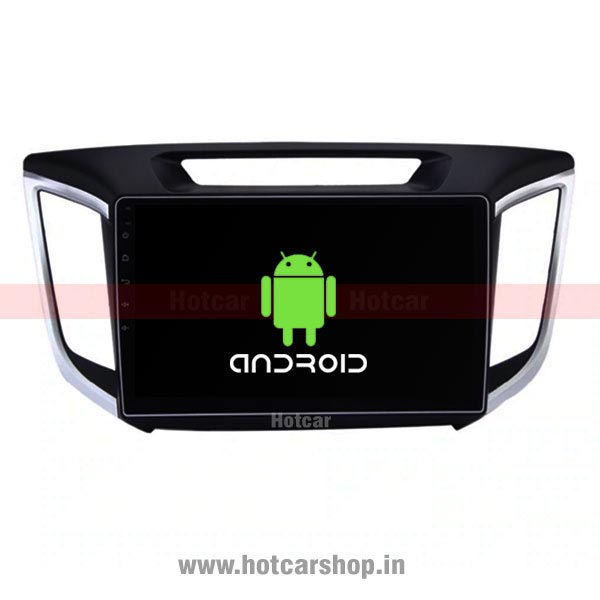 Hotcar - Hyundai Creta 9 Inch Android Stereo (2GB/32GB) - With LED Rear View Camera - 1 Year Warranty