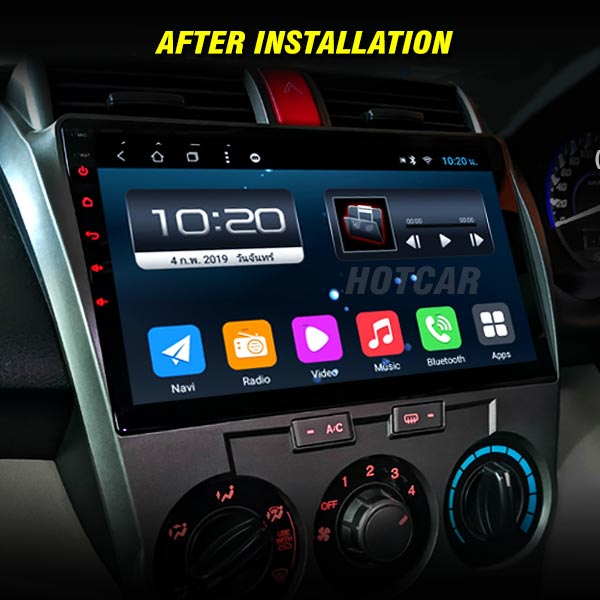 Honda City (2008-2013) 10 Inch Android Stereo (2GB/32GB) - With LED Rear View Camera - 1 Year Warranty