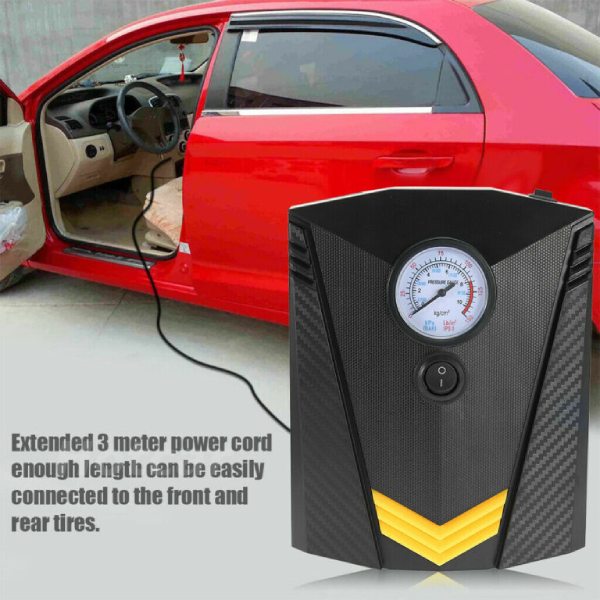 Portable Tyre Inflator with Analogue Display (Branded)