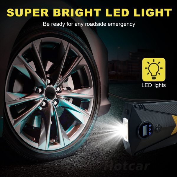 Portable Tyre Inflator with Digital Display (Branded)