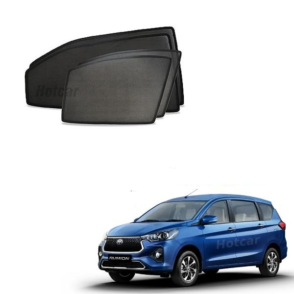 Toyota Rumion Half Cut Z Black Sunshades (Set of 6 Pieces)