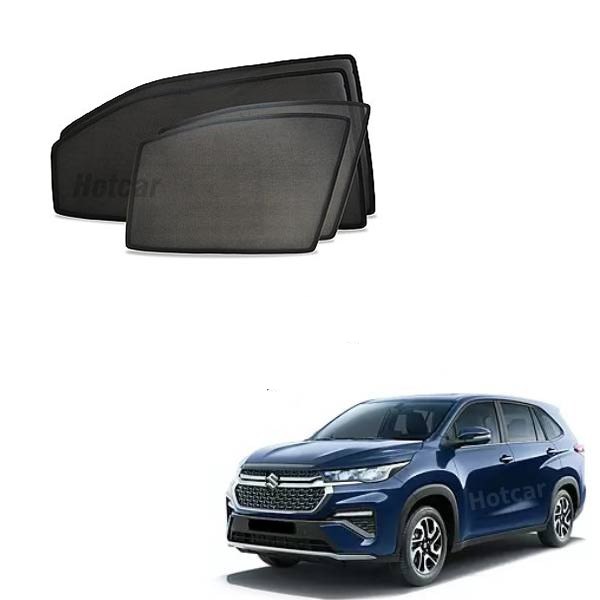 Maruti Invicto Half Cut Z Black Sunshades (Set of 6 Pieces)