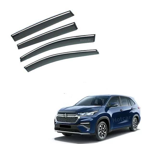 Maruti Invicto - Door Visors (Black with Chrome Line)