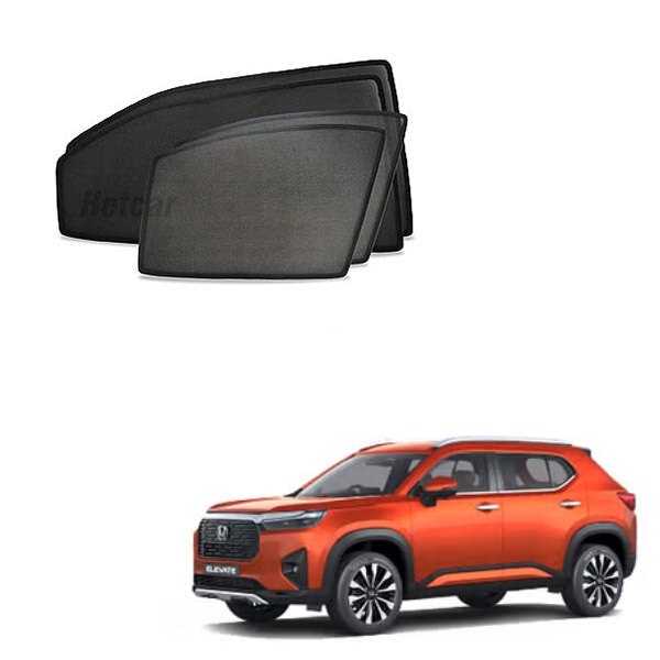 Honda Elevate Half Cut Z Black Sunshades