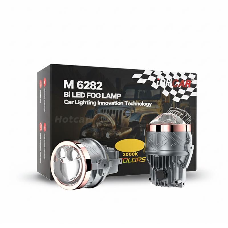 Original iPH CAR M6282 Tri Colour Laser LED Fog Lights (3 Colours)