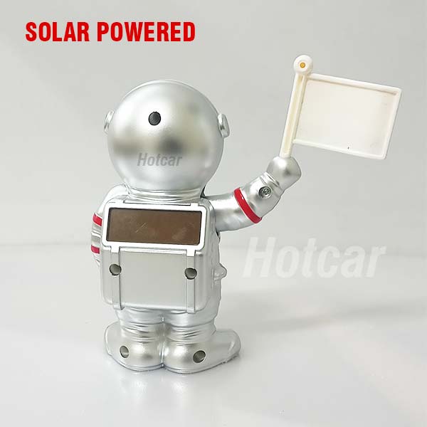 Astronaut with Indian Flag (Solar Powered Car Dashboard Idol)