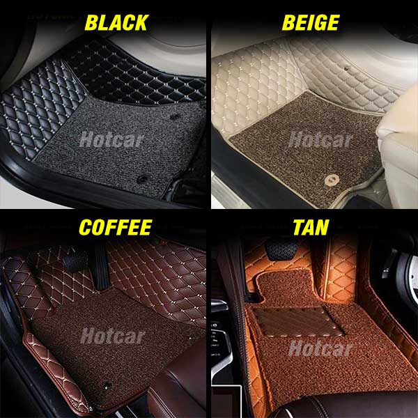 8D Car Floor Mats In Brown For All Cars Pegasus Premium Luxury