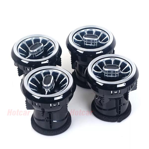 Mahindra Thar (2020) LED AC Vents - Mobile App Controlled (Set of 4 pieces)
