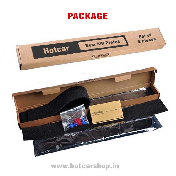 Ford Aspire - LED Door Sill Scuff Plates - Acrylic