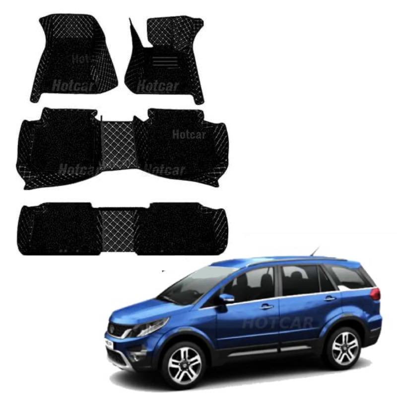Tata Hexa Luxury Quality 7D Floor Mats