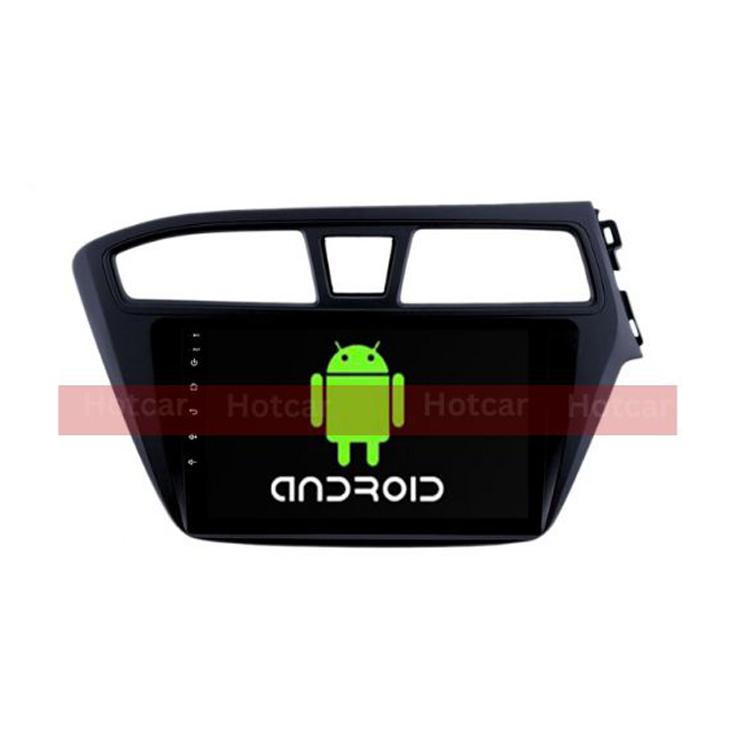 Hotcar - Hyundai i20 (2016-20) 9 Inch Android Stereo (2GB/32GB) - With LED Rear View Camera - 1 Year Warranty