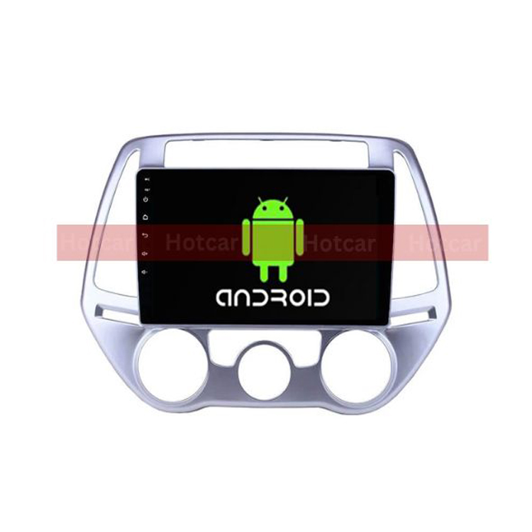 Hotcar - Hyundai i20 Old 9 Inch Android Stereo (2GB/32GB) - With LED Rear View Camera - 1 Year Warranty