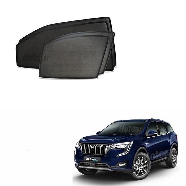 Mahindra XUV700 Half Cut Z Black Sunshades (Set of 6 Pieces)