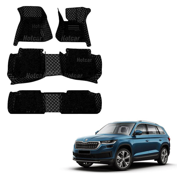 Skoda Kodiaq Luxury Quality 7D Floor Mats