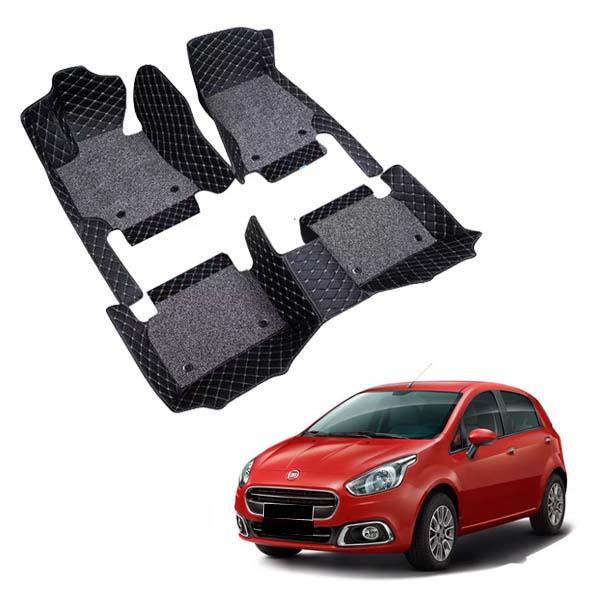 Fiat Punto Premium 7D Floor Mats - 4 Colour Options