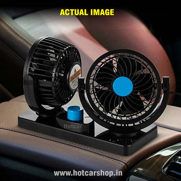 360 Degree Car Interior Fan - Dual Head