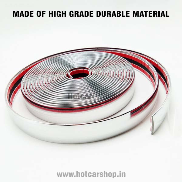 Universal Chrome Styling Strip - 20m Long & 14mm Thick