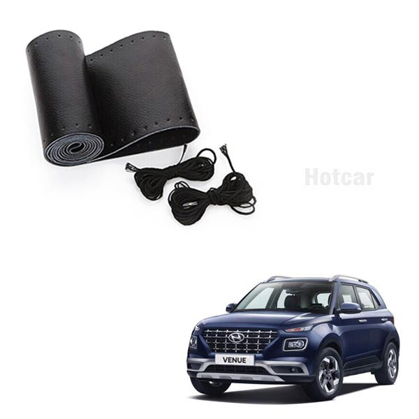 Hyundai Venue - Generic Steering Cover - Stitchable Type