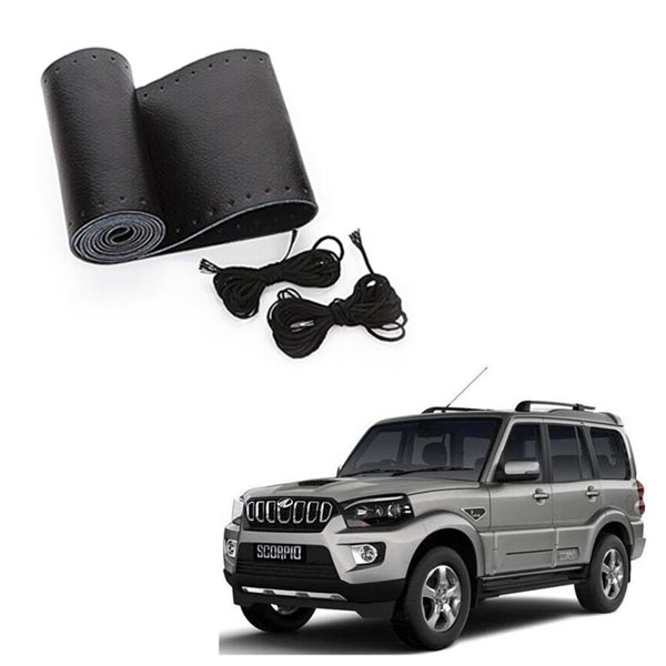 Mahindra Scorpio - Generic Steering Cover - Stitchable Type