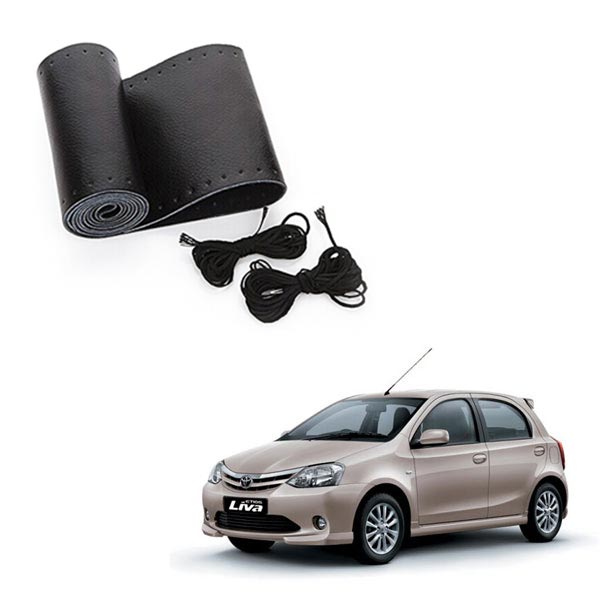 Toyota Etios Liva - Generic Steering Cover - Stitchable Type