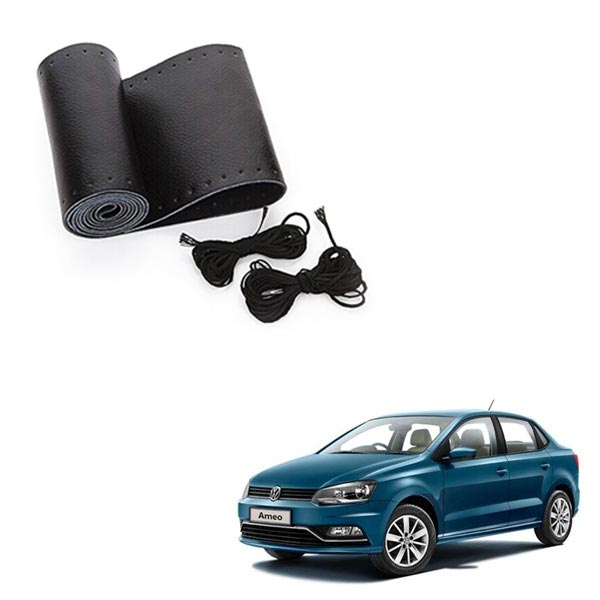 Volkswagen Ameo - Generic Steering Cover - Stitchable Type