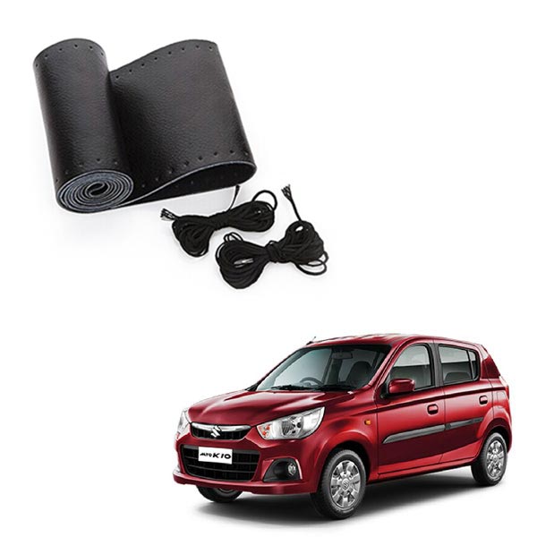 Maruti Alto K10 Type 2 - Generic Steering Cover - Stitchable Type