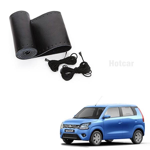 Maruti WagonR Type 4 - Generic Steering Cover - Stitchable Type