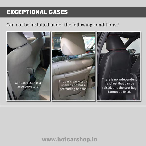 Car Seat Organizer - Brown Colour