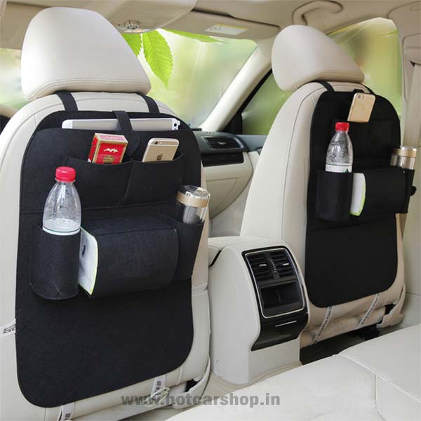 Car Seat Organizer - Black Colour
