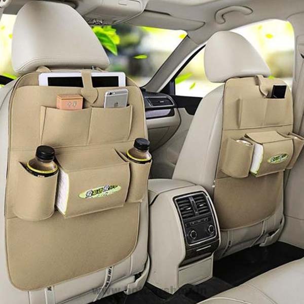 Car Seat Organizer - Beige Colour