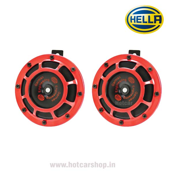 Hella Red Signature Grill Super Tone Horn - Set of 2