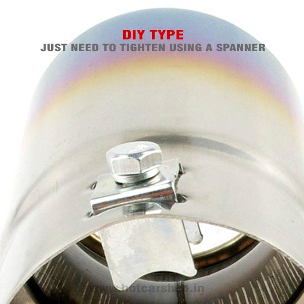 Stainless Steel Exhaust Tip - Type 3