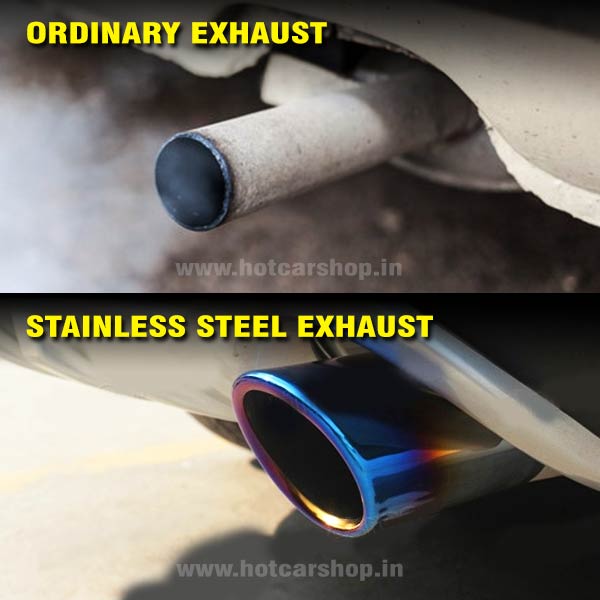 Stainless Steel Exhaust Tip - Type 3