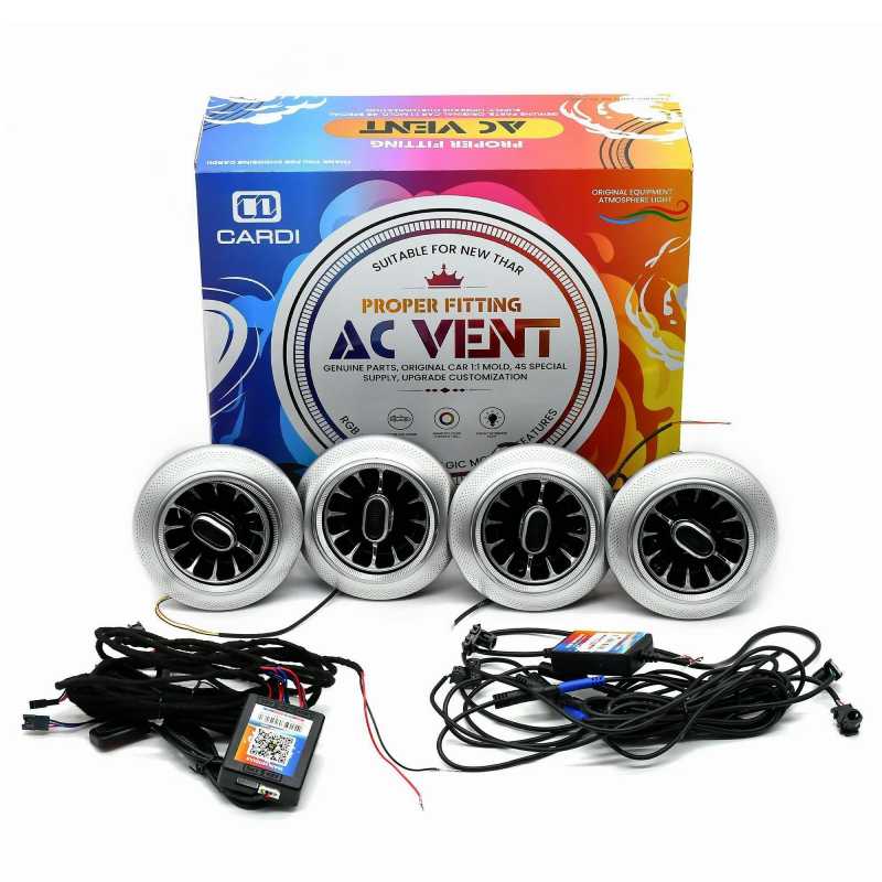Cardi K4 LED AC Vents for Mahindra Thar 2020 Onwards