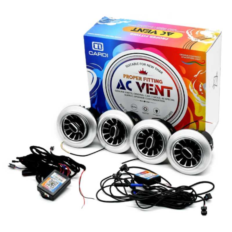 Cardi K4 LED AC Vents for Mahindra Thar 2020 Onwards