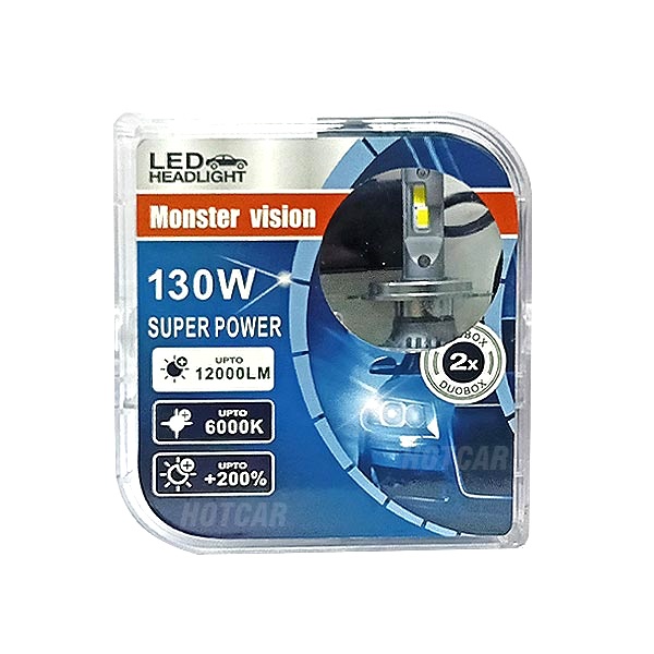 Monster Vision 130 Watts LED Bulbs (Made in Japan)