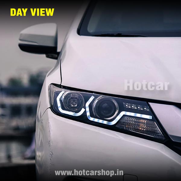 Honda city discount custom headlights