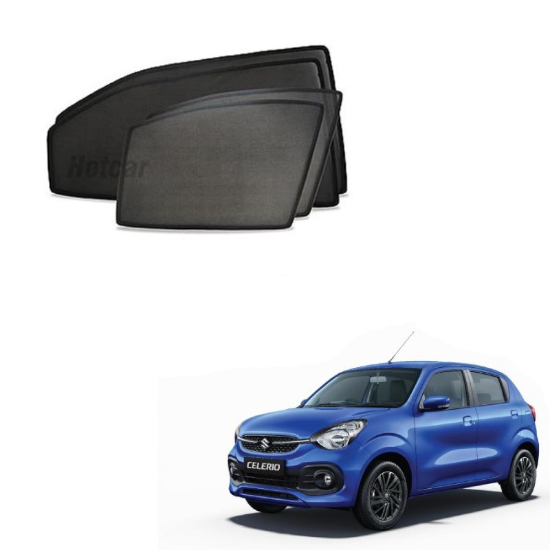 Maruti Celerio (2021 Onwards) Half Cut Z Black Sunshades