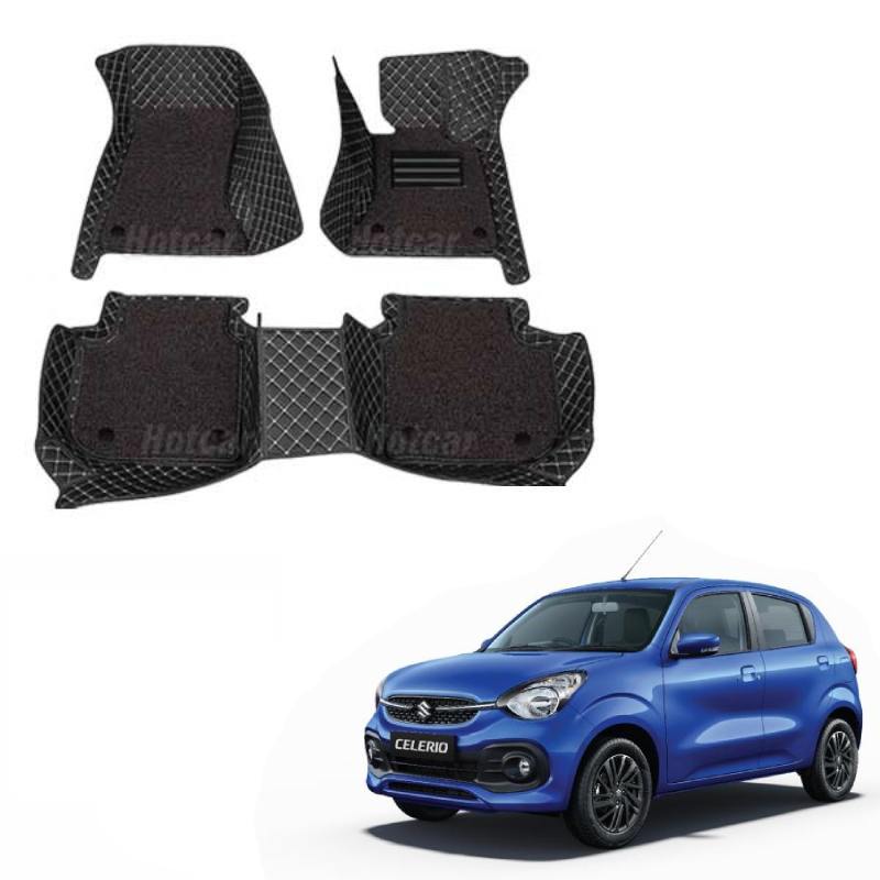 Maruti Celerio (2021 Onwards) Luxury Quality 7D Floor Mats