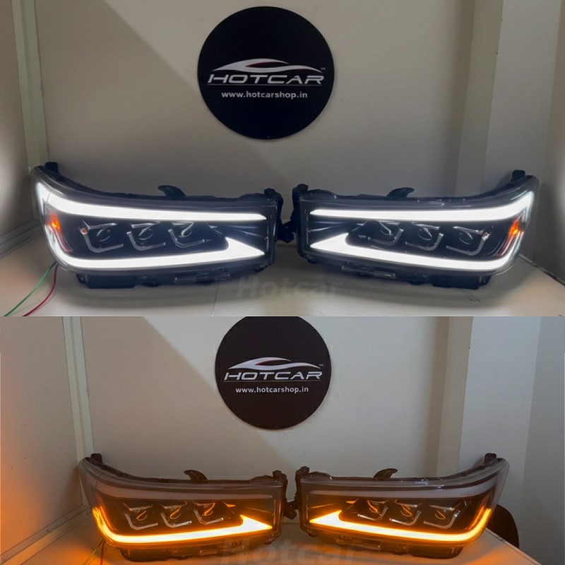 Toyota Crysta (2016 to 2025) Lexus Style Projector Headlights