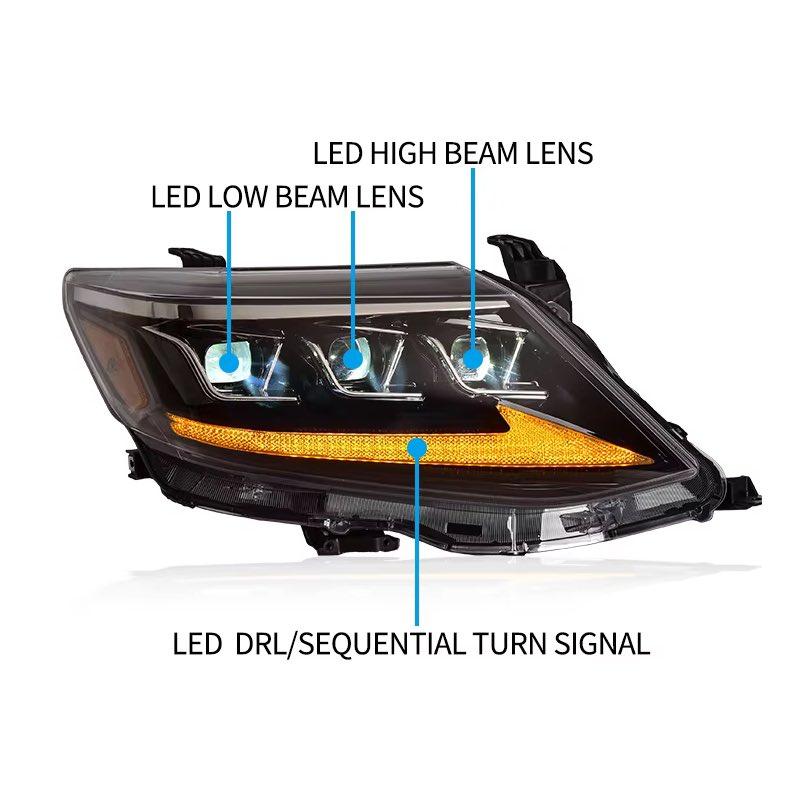 Toyota Fortuner (2012 to 2016) Lexus Style Projector Headlights