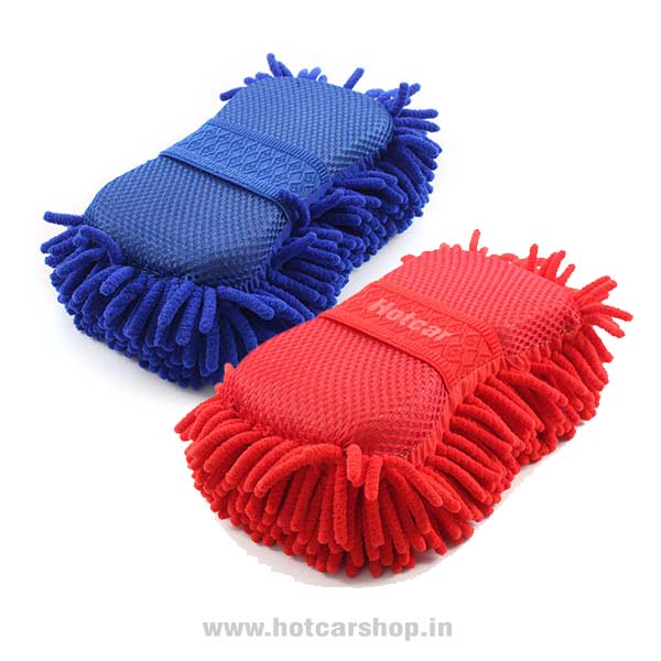 Microfiber Sponge for Car Cleaning (2 Pieces)